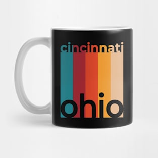 Cincinnati Ohio Retro Mug